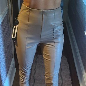 BBJ Los Angeles Tummysculpt Faux Leather Pants